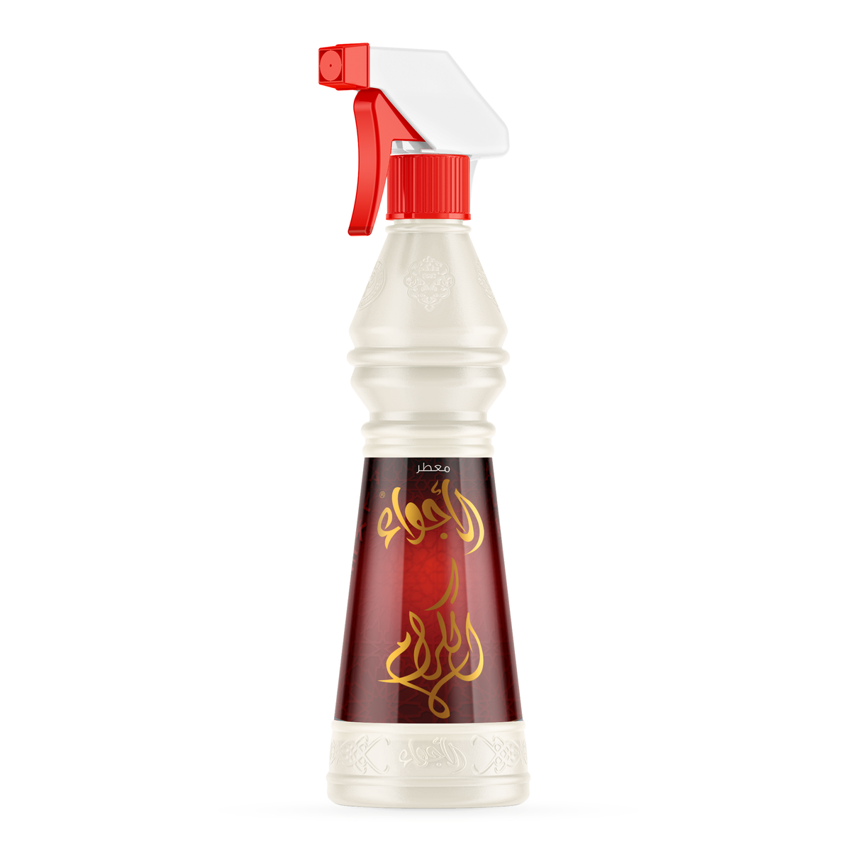 Al-Keram Air Freshener 500 ml white bottle with red sprayer and maroon label alone on a white background