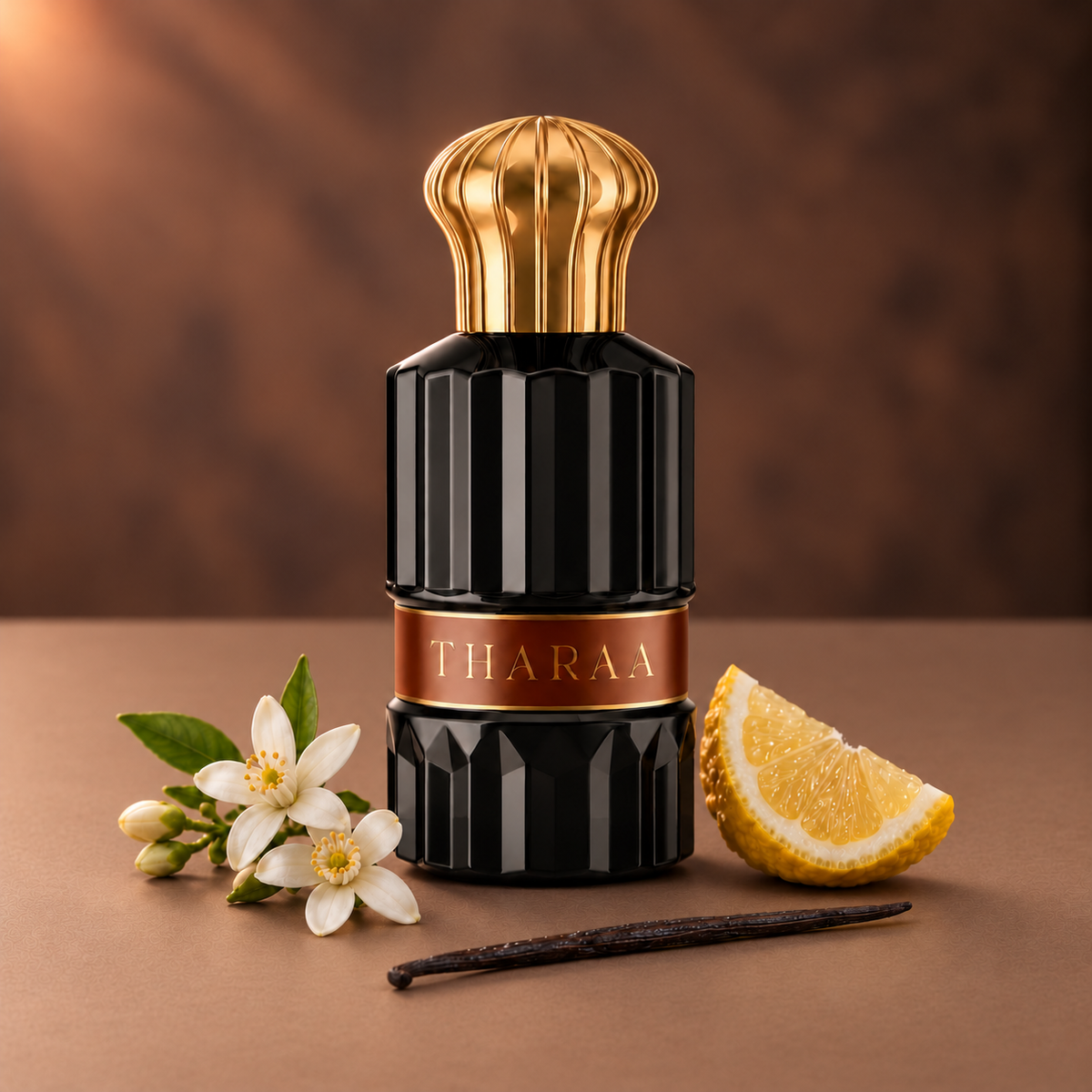 عبوة عطر ثراء 100 مل مع زهر البرتقال والبرغموت وقرن فانيليا جاف