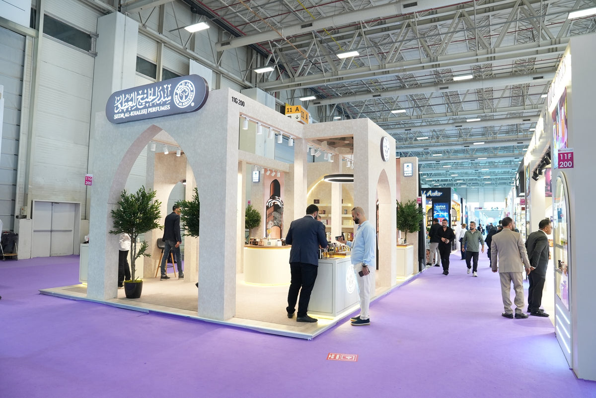 جناح سدر الخليج للعطور في معرض Beauty Istanbul 2026